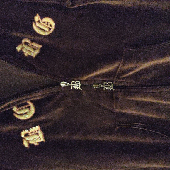 BCBG DOUBLE ZIPPERED EMBROIDERED🌺 SOFT JACKET - Picture 8 of 9